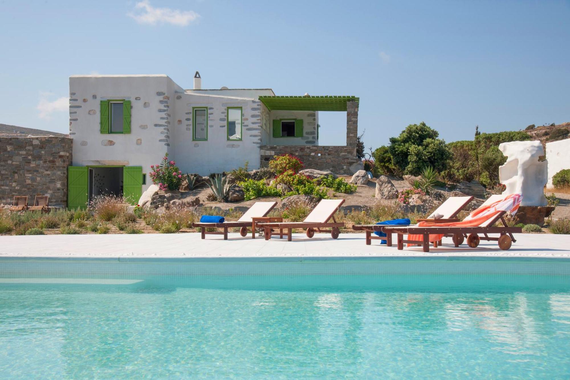 Villa Aeolos With 2 Private Pools Sarakíniko エクステリア 写真